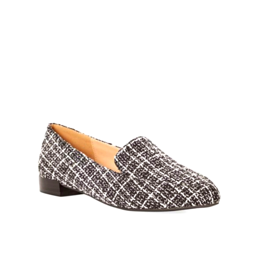 JUSTFAB never worn tweed loafer size 6